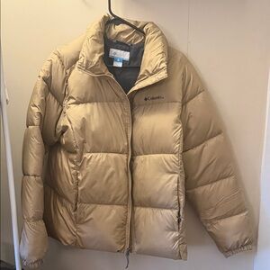 Columbia Tan Puffer Jacket